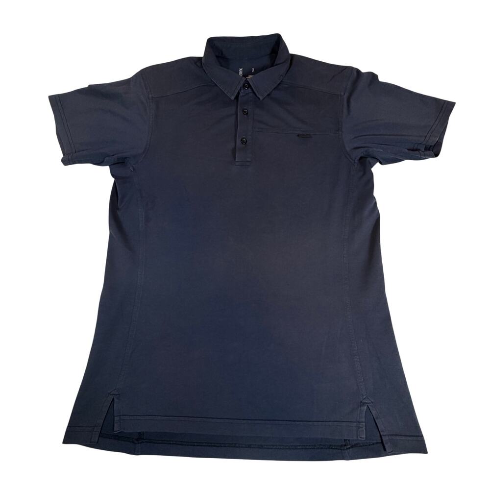 Arc'teryx Men's Captive Short Sleeve Polo Shirt Navy Blue Men’s S